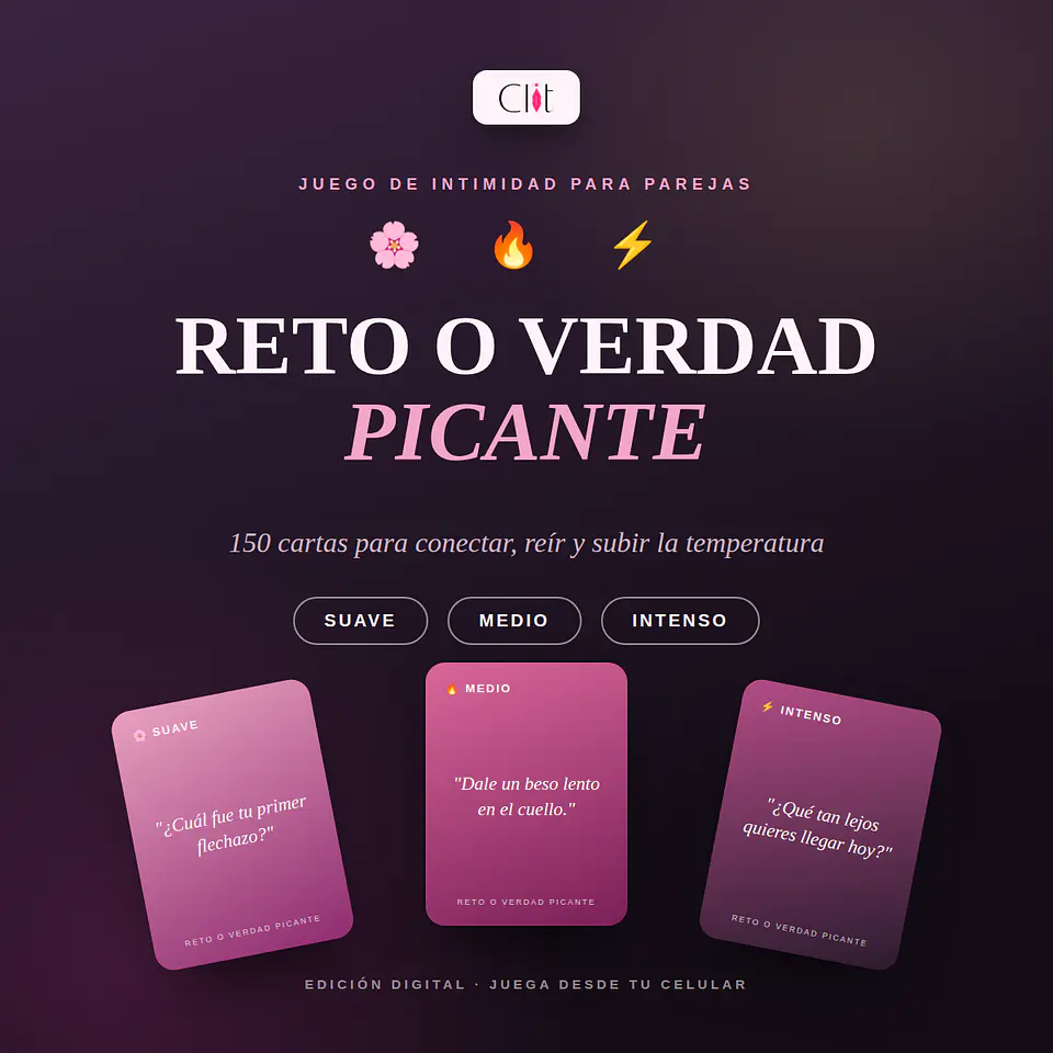 Juego interactivo Reto o Verdad Picante 1