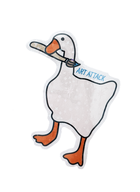 Sticker Art ATTACK pato