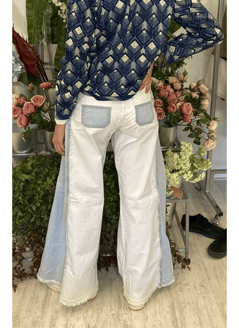 Pantalón de lino - blanco — Lolita