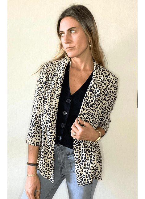 Blazer Print Talla XS Sybilla