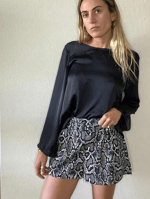 Short Serpiente Amarra Lateral Talla 34 Zara