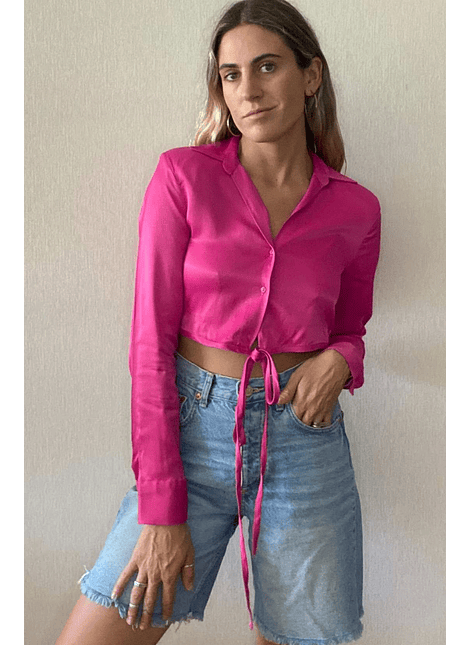 Blusa Flusa Fucsia Talla S Zara