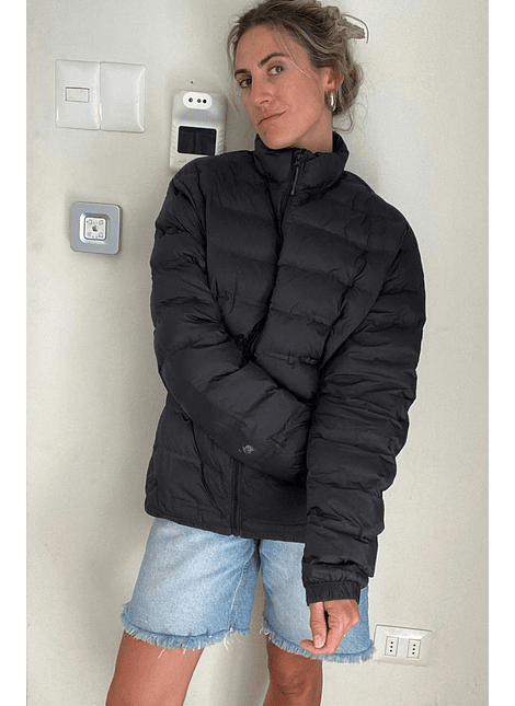 Parka Negra Talla L Zara