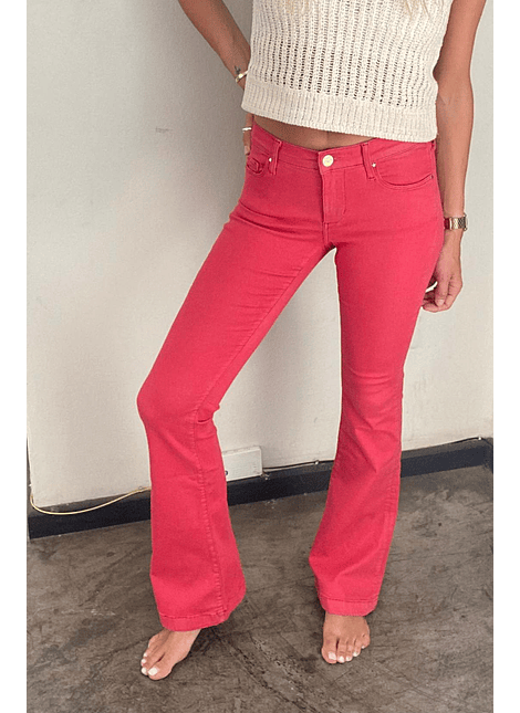 Pantalones Rojos Flare Talla 36 SILVIAN HEACH