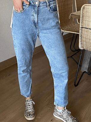 Pantalones Jeans Mom Fit Talla 38 Zara