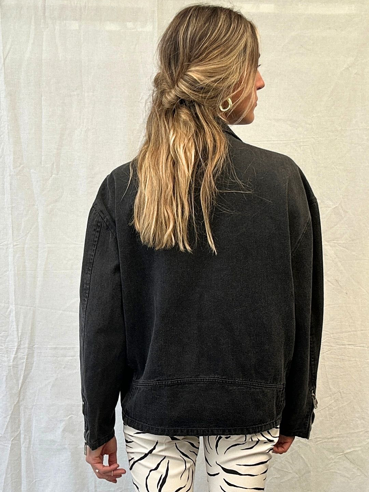 Chaqueta Jeans Aviadora Bolsillos Talla L Lolita Pocket 2