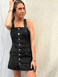 Vestido Jardinera Jeans Negra Talla XS Americanino - thumbnail 1