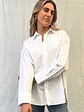 Blusa Blanca Espalda Cruzada Talla M Zara  - thumbnail 3