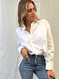 Blusa Blanca Espalda Cruzada Talla M Zara  - thumbnail 4