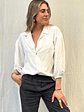 Blusa Blanca Mangas En Globo The Brand - Miniatura 3