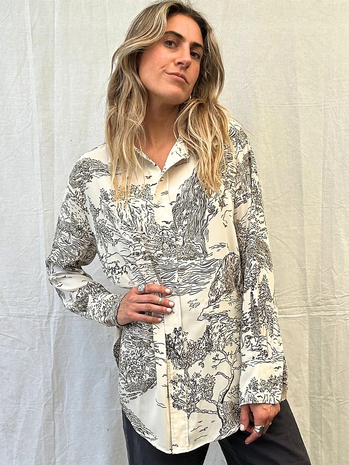 Blusa Blanco Invierno Diseños Talla S 1