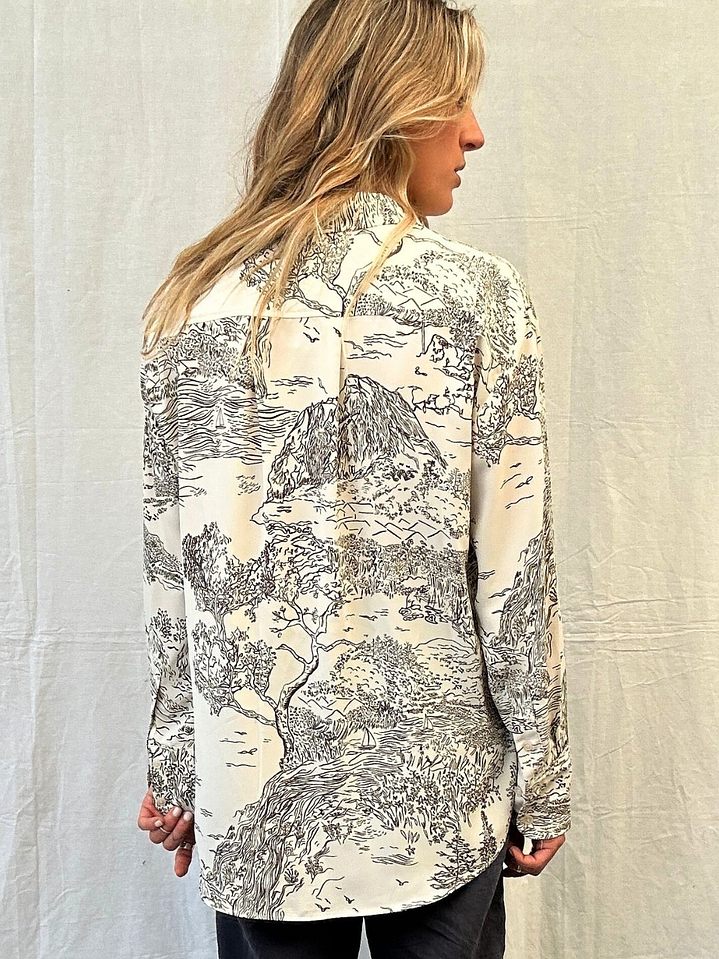 Blusa Blanco Invierno Diseños Talla S 4