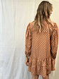 Vestido Camel Lunares Terminación Vuelos Ravena - thumbnail 2