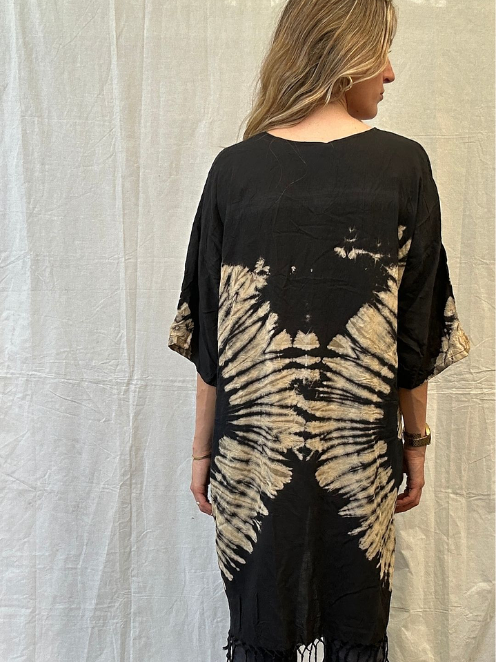 Kimono Caracola Terminación en Flecos  2