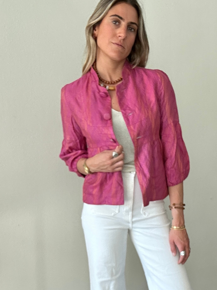 Tapadito Fucsia Costuras En Naranjo Talla S Rapsodia 3