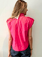 Blusa Hombreras Fucsia Con Etiqueta Neutro - thumbnail 2