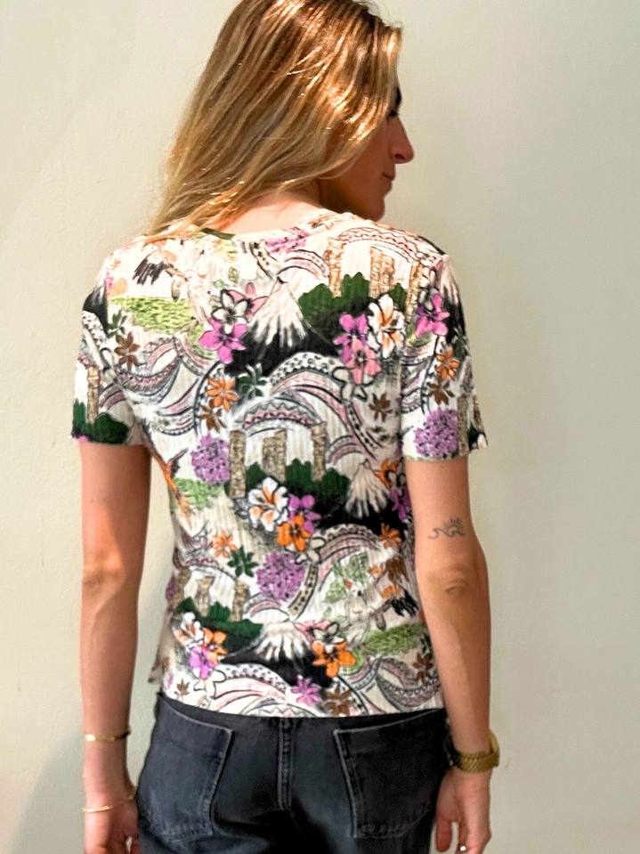 Polera Manga Corta Fauna Talla S María Cher 2