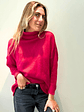 Chaleco Fucsia Cuello Alto Talla S Oversize Mango  - Miniatura 1