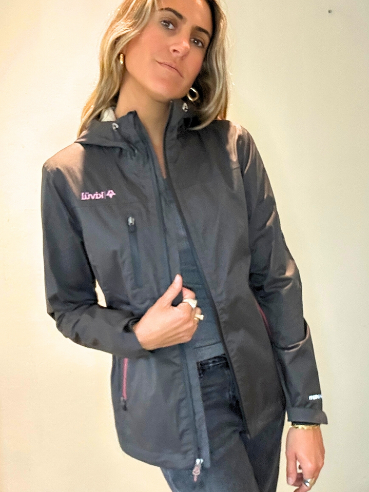 Cortaviento Gris Marengo Con Capucha Talla S Kivul 1