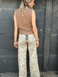 Pantalones Jeans Militar Palazzo Talla 36 Lolita Pocket - Miniatura 3