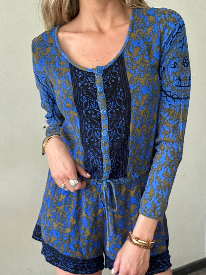 Enterito Short Azul Indi Talla XS Free People 3