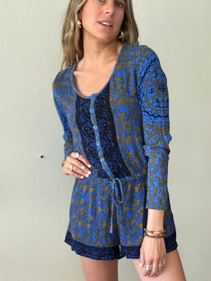 Enterito Short Azul Indi Talla XS Free People 5