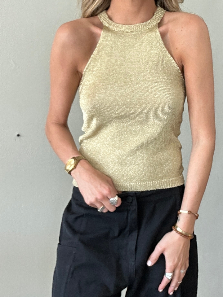 Polera Hilo Dorado Talla M Umbrale 2