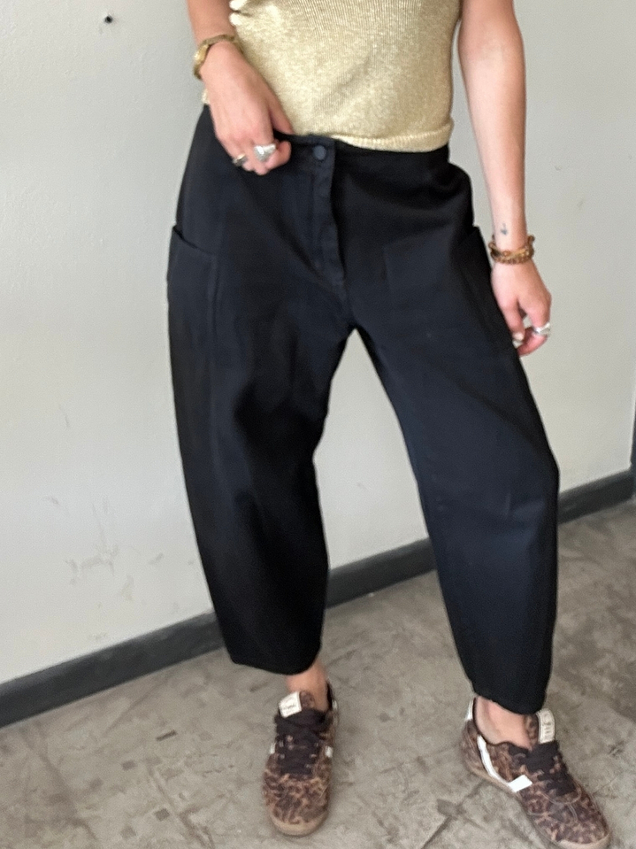 Pantalones Jeans Negros Talla 40 Jasmin Chebar  1