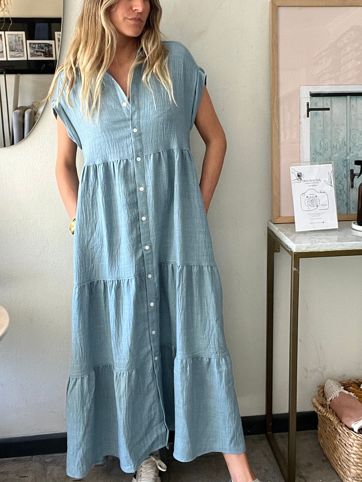 Vestido Verde Petroleo Vuelso Talla XS Max Studio London 3