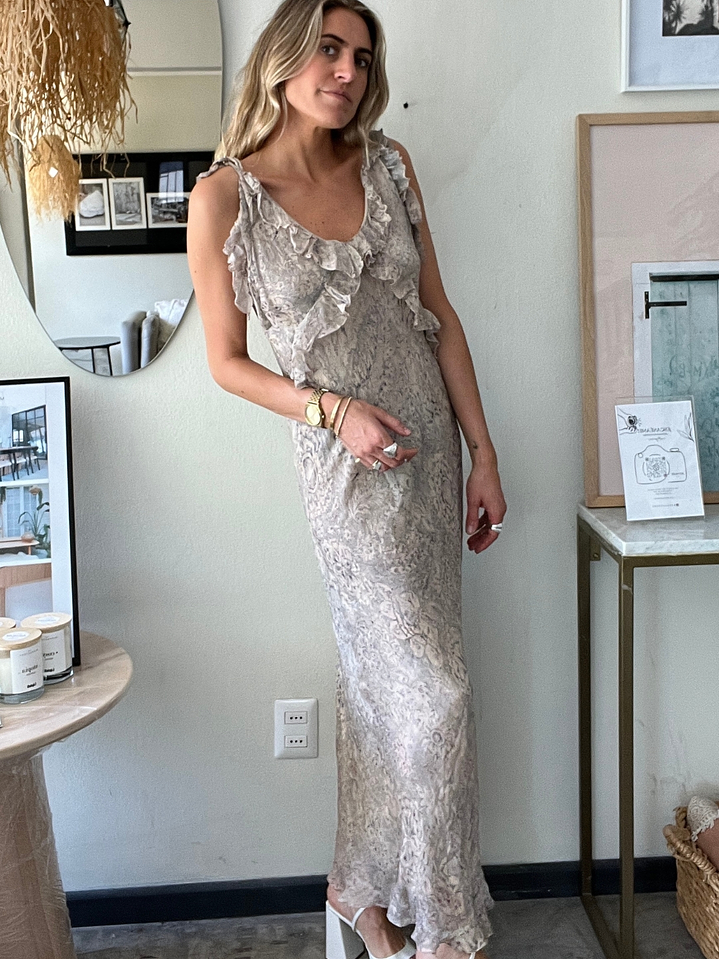 Vestido Rosa Claro Estampado Floral Morado Escote Vuelos Talla S Zara 4