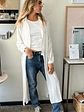 Blusa Larga o Kimono Blanco Nodo - thumbnail 2