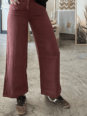Pantalones Café Chocolate Talla 36 Foster