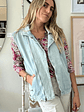 Chaqueta Jeans Sin Mangas Con Etiqueta Talla L Opposite - Miniatura 4