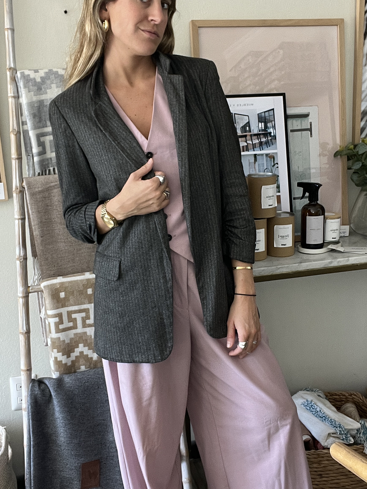 Blazer Gris Talla S Zara 1