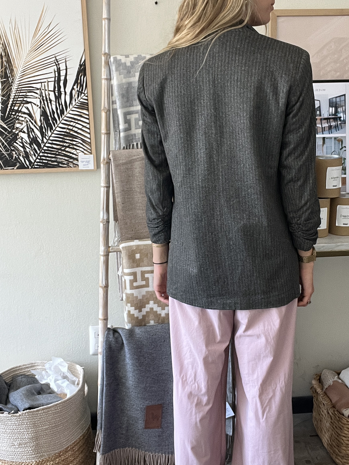 Blazer Gris Talla S Zara 3