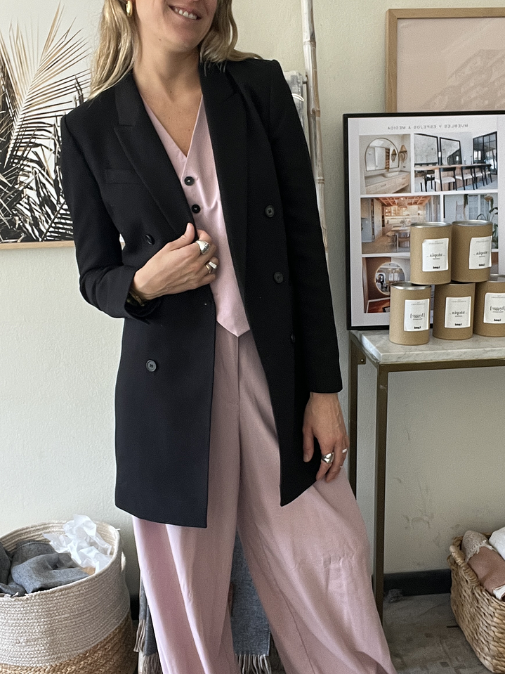 Blazer Negro Talla M H&M 1