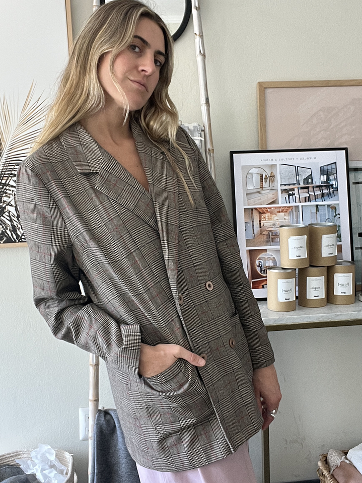 Blazer Cuadrille Sin Marca M-L 2