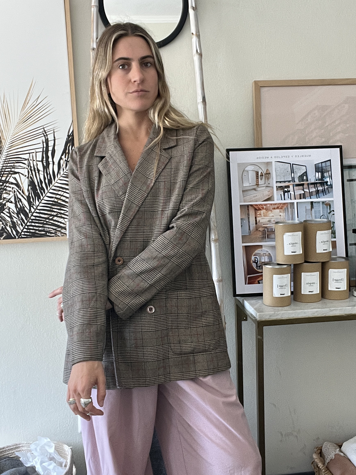 Blazer Cuadrille Sin Marca M-L 4