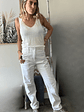 Pantalones Jeans Blanco Invierno Rectos Talla 36 Calvin Klein - thumbnail 1