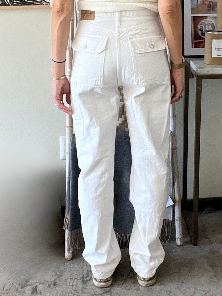 Pantalones Jeans Blanco Invierno Rectos Talla 36 Calvin Klein 3