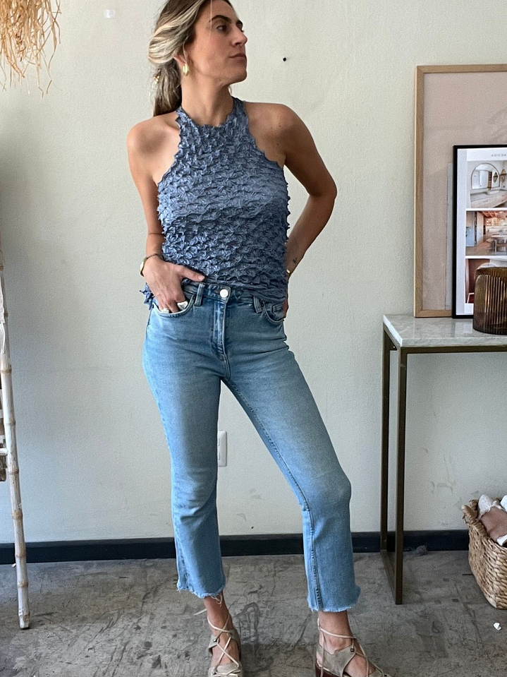 Pantalones jeans Flare Talla 36 Zara 3