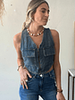 Top Vest de Jeans Con Etiqueta Talla M Sybilla - Miniatura 1