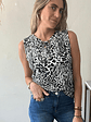 Polera Sin Mangas Print Black And Wite Talla M ASH - Miniatura 3