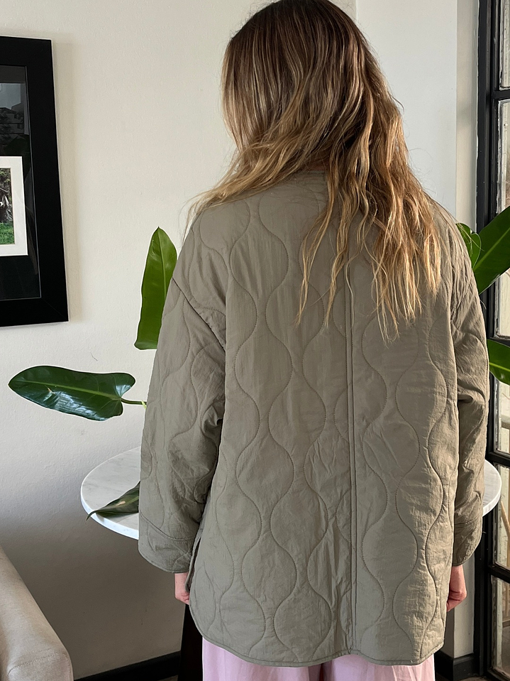 Parka Verde Musgo Sin Marca  2