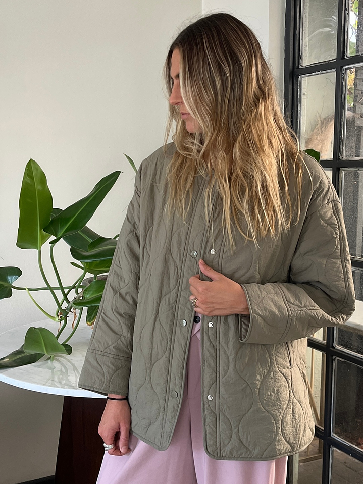 Parka Verde Musgo Sin Marca  1