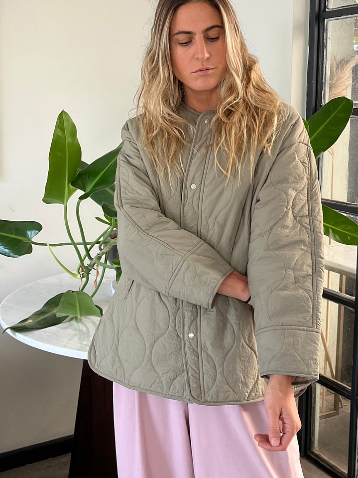 Parka Verde Musgo Sin Marca  4