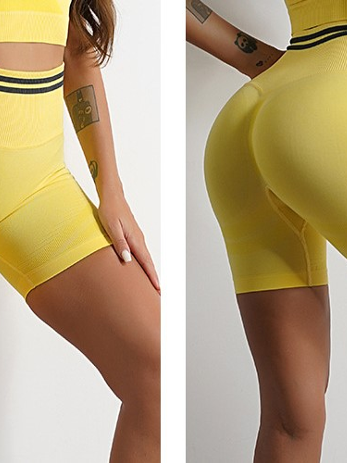 Ivanna - biker con scrunch (Línea gruesa)  2