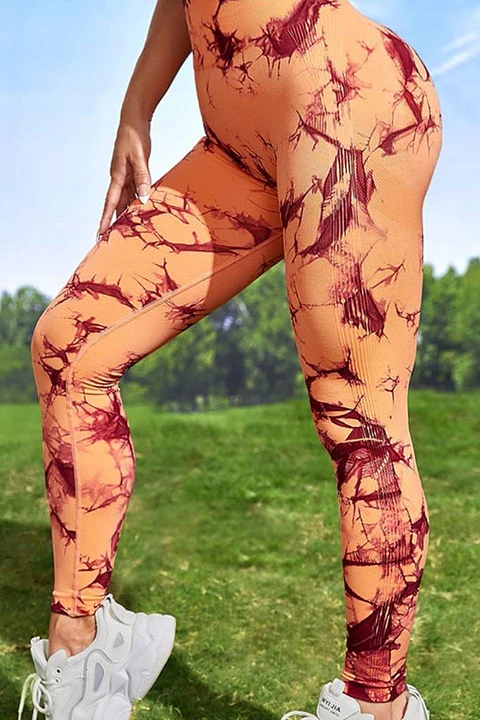 Leggins tie dye - (95% polyamide)