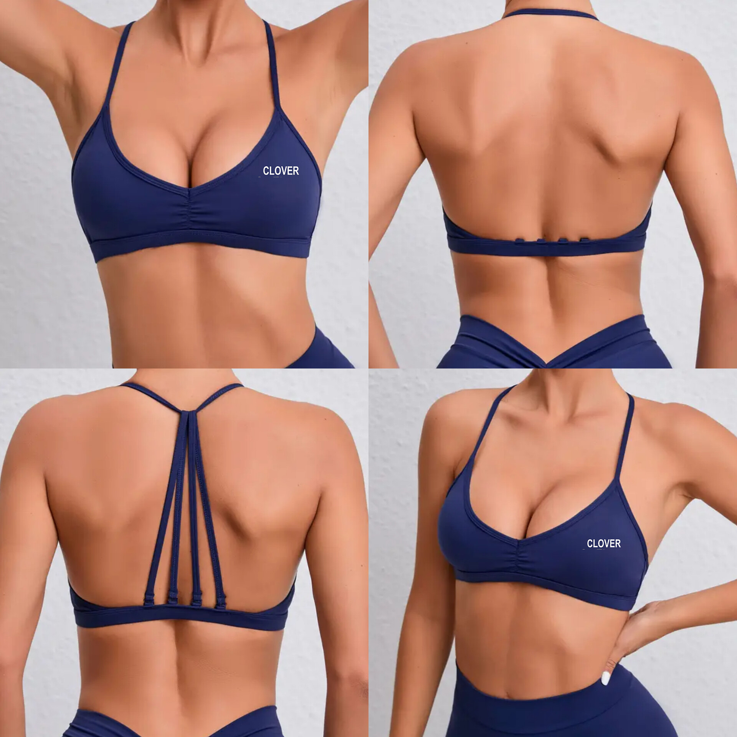 Minimal - Top escotado con tirantes removibles 2