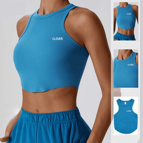 Square - Top crop sin mangas